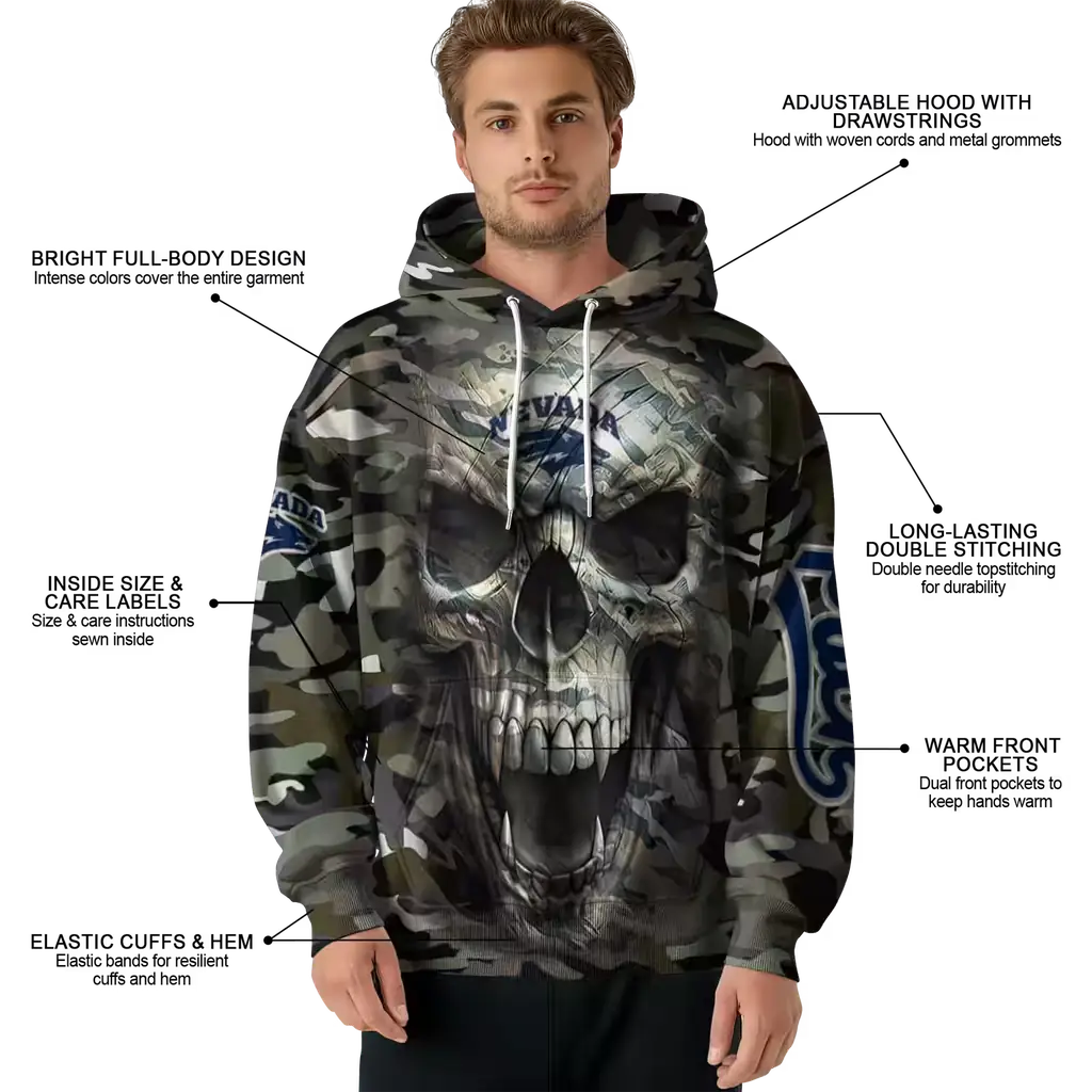 personalized nevada wolf pack camo skull hoodie latest model personalized nevada wolf pack camo skull hoodie latest model