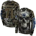 personalized nevada wolf pack camo skull hoodie best selling