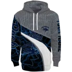 personalized nevada wolf pack hexagonal mesh blue black gray hoodie best selling