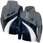 personalized nevada wolf pack hexagonal mesh blue black gray hoodie best selling