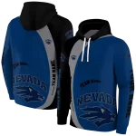 personalized nevada wolf pack minimalist design blue black hoodie best selling