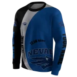 personalized nevada wolf pack minimalist design blue black hoodie best selling