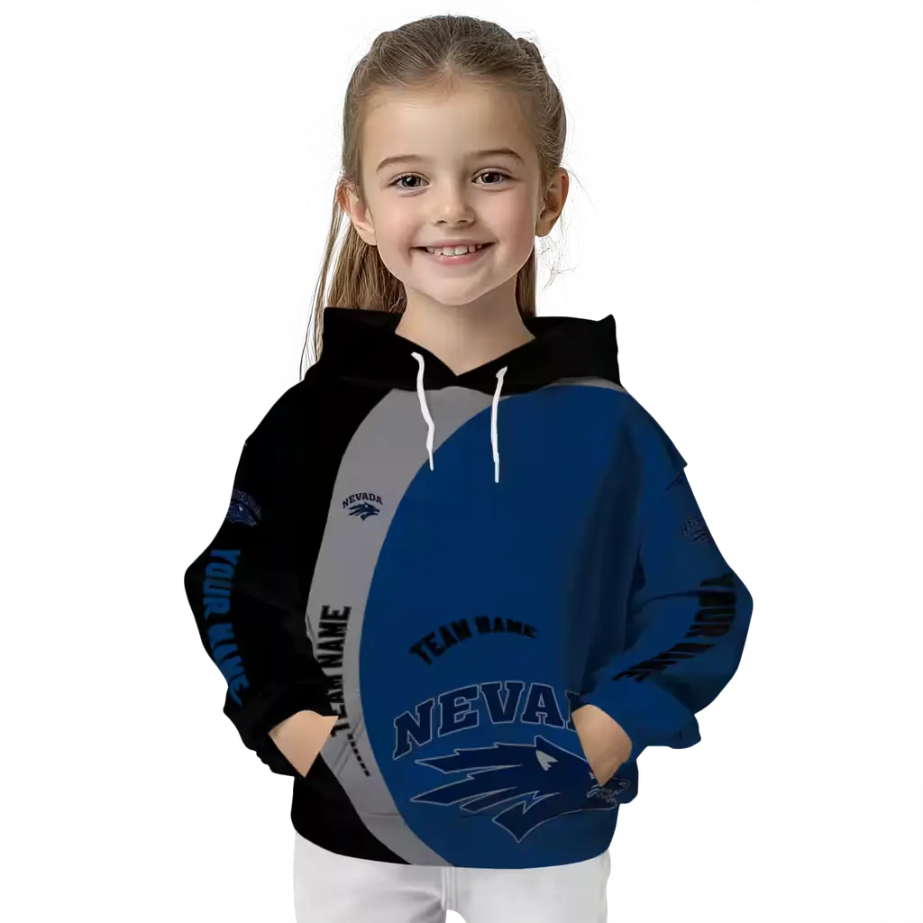 personalized nevada wolf pack minimalist design blue black hoodie top rated personalized nevada wolf pack minimalist design blue black hoodie top rated