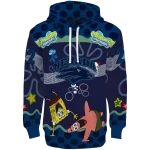 personalized nevada wolf pack spongebob patrick star blue navy hoodie best selling