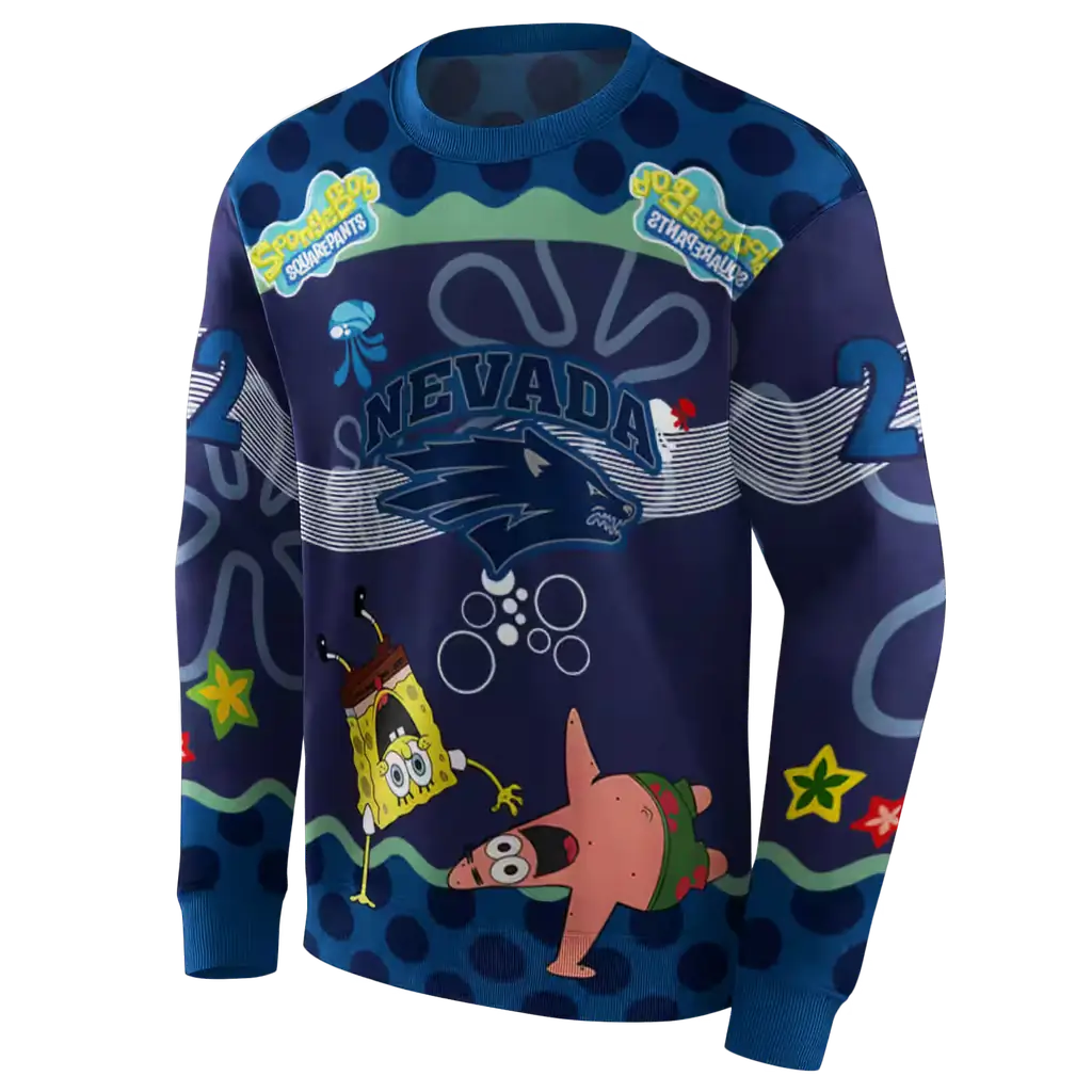 personalized nevada wolf pack spongebob patrick star blue navy hoodie new arrival personalized nevada wolf pack spongebob patrick star blue navy hoodie new arrival
