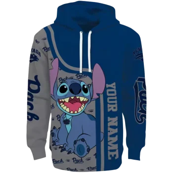 personalized nevada wolf pack stitch blue hoodie best selling