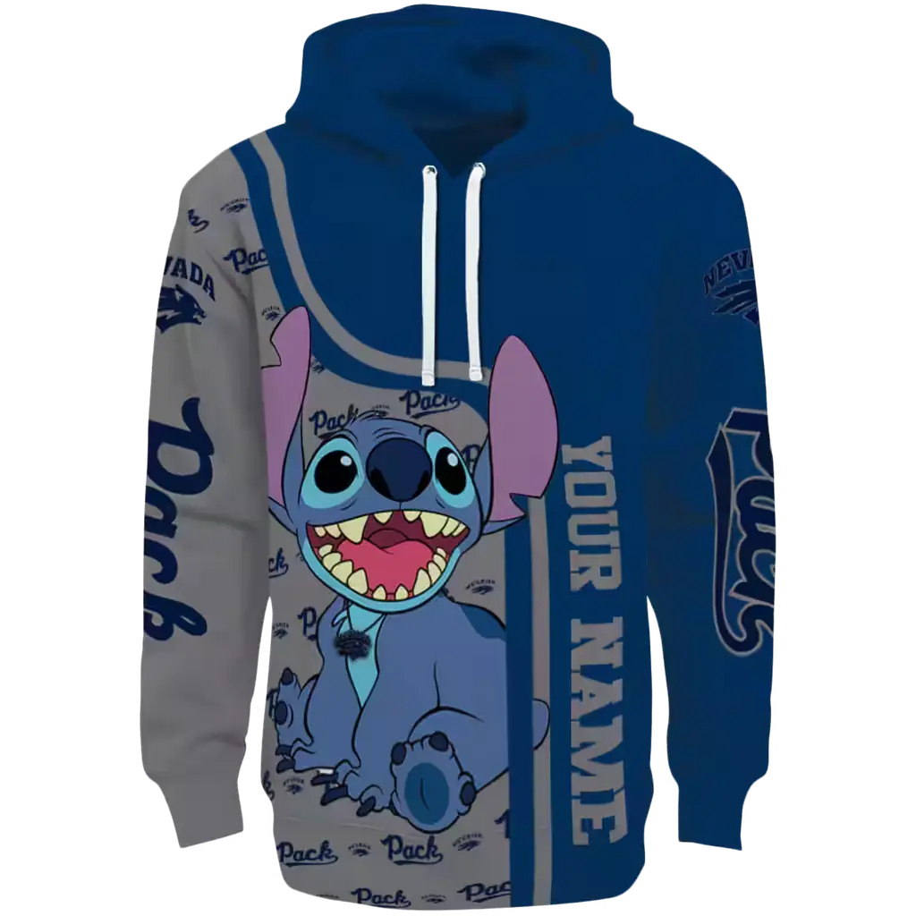 personalized nevada wolf pack stitch blue hoodie best selling personalized nevada wolf pack stitch blue hoodie best selling