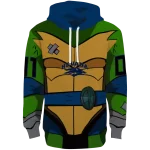 personalized nevada wolf pack superhero armor blue green hoodie best selling
