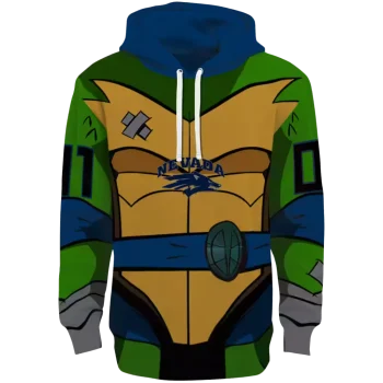 personalized nevada wolf pack superhero armor blue green hoodie best selling