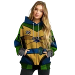 personalized nevada wolf pack superhero armor blue green hoodie best selling