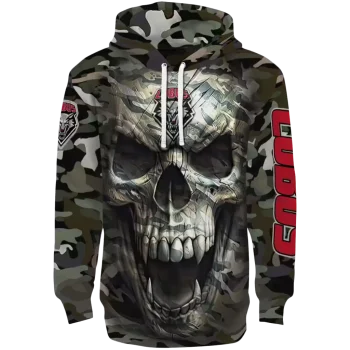 personalized new mexico lobos camo skull hoodie best selling