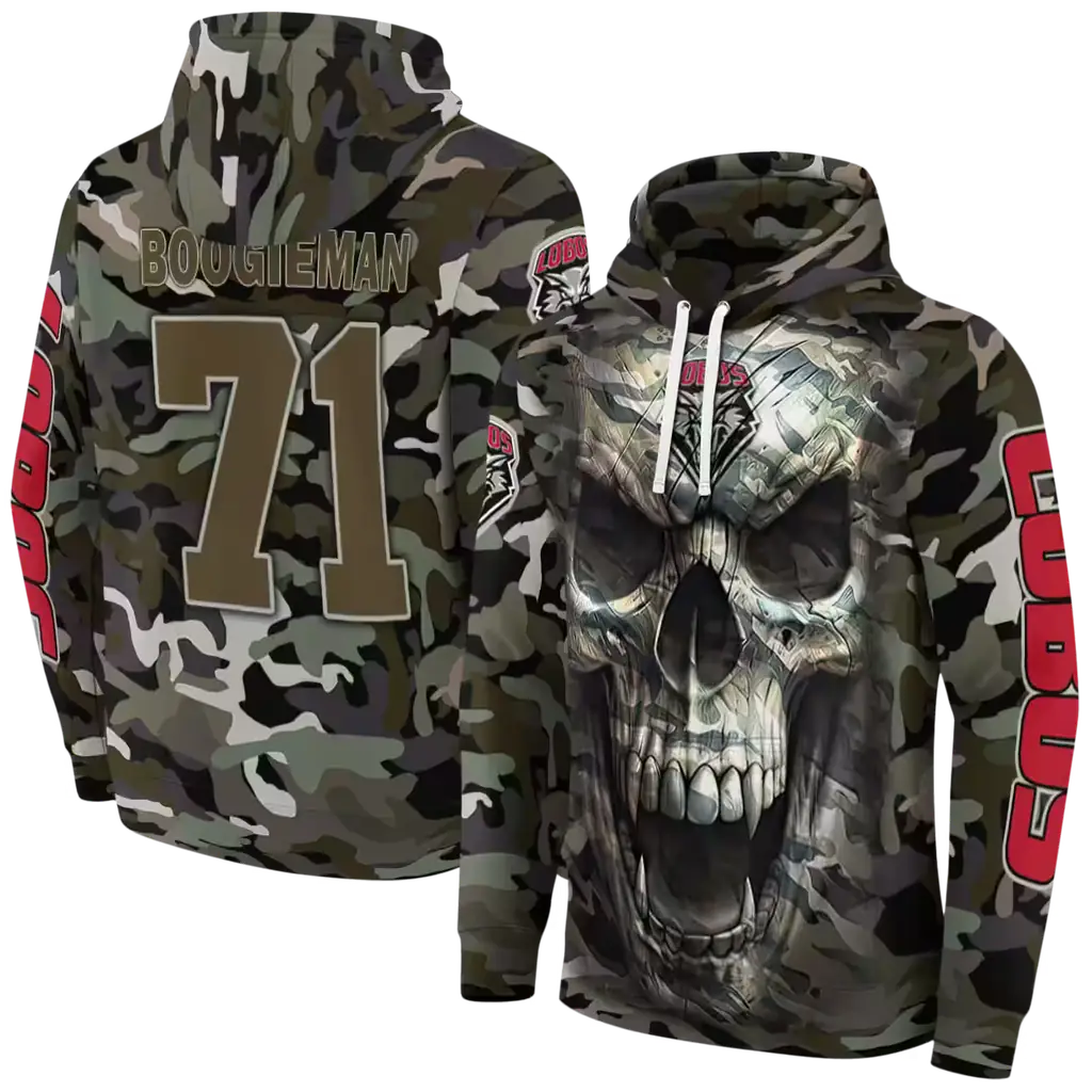 personalized new mexico lobos camo skull hoodie fashion forward personalized new mexico lobos camo skull hoodie fashion forward