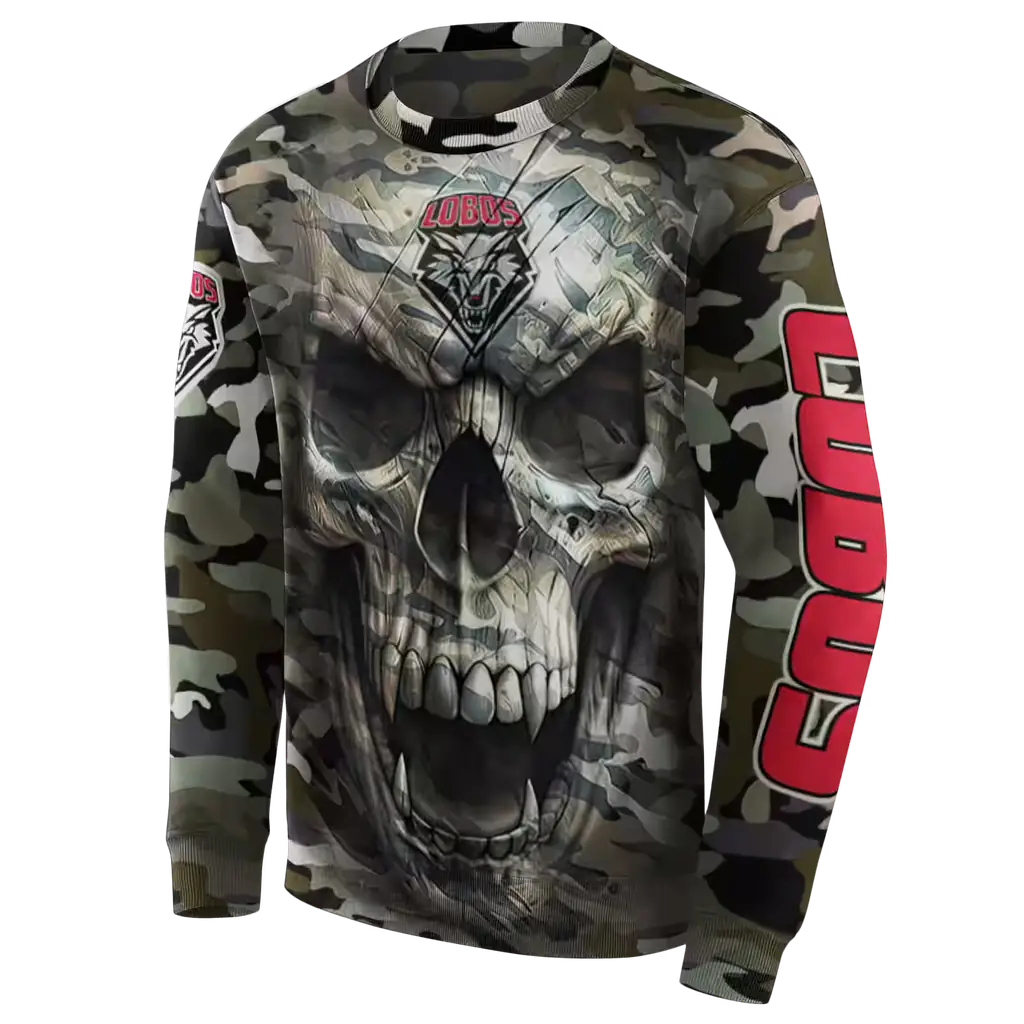 personalized new mexico lobos camo skull hoodie new arrival personalized new mexico lobos camo skull hoodie new arrival