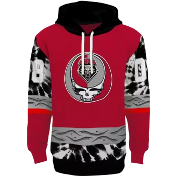 personalized new mexico lobos grateful vibes red hoodie best selling