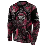 personalized new mexico lobos hunting theme red black hoodie best selling