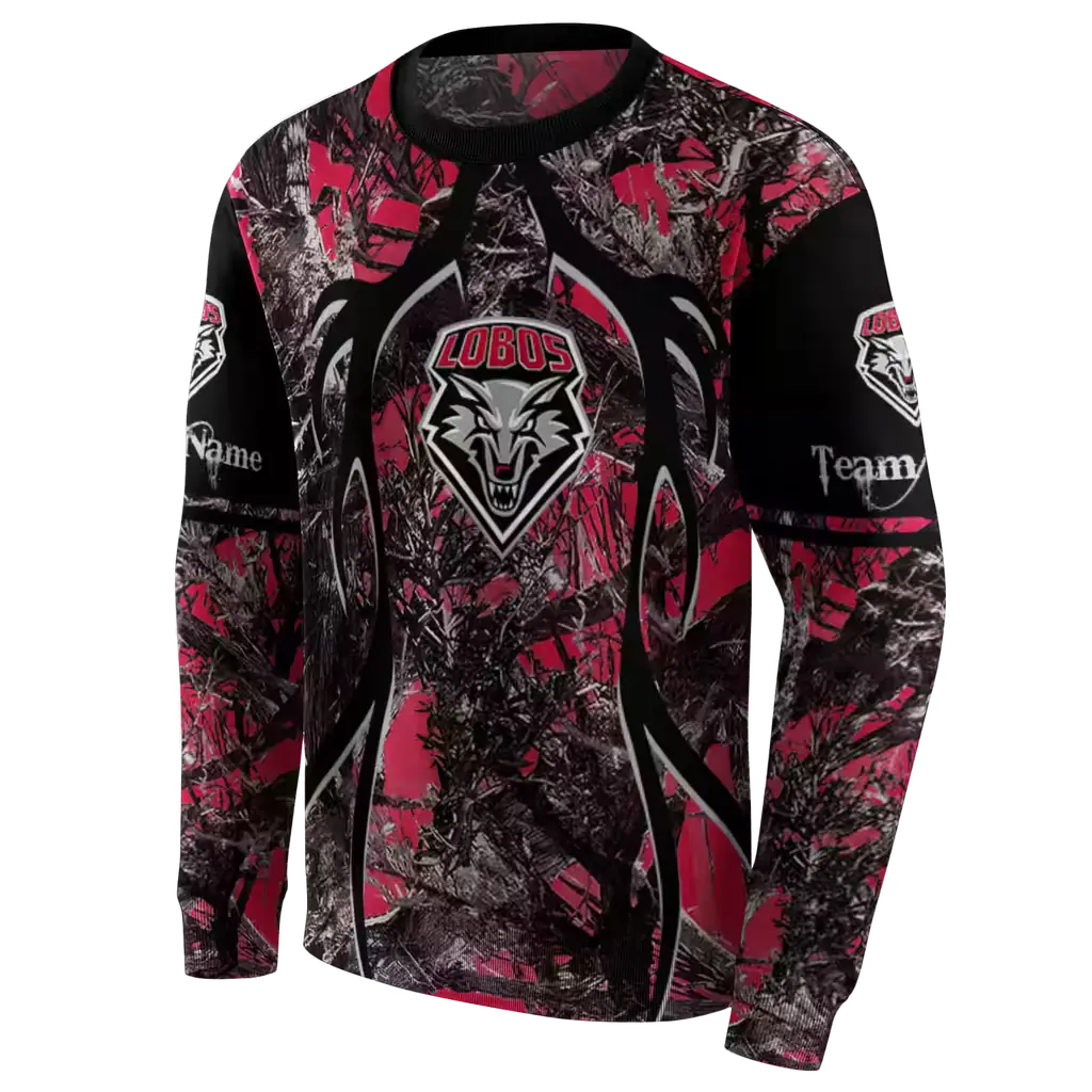 personalized new mexico lobos hunting theme red black hoodie new arrival personalized new mexico lobos hunting theme red black hoodie new arrival