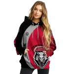personalized new mexico lobos minimalist design red black hoodie best selling
