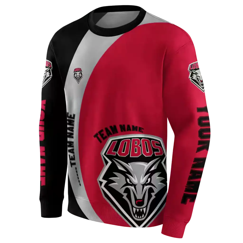 personalized new mexico lobos minimalist design red black hoodie new arrival personalized new mexico lobos minimalist design red black hoodie new arrival