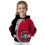 personalized new mexico lobos minimalist design red black hoodie best selling