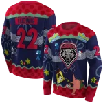 personalized new mexico lobos spongebob patrick star red navy hoodie best selling