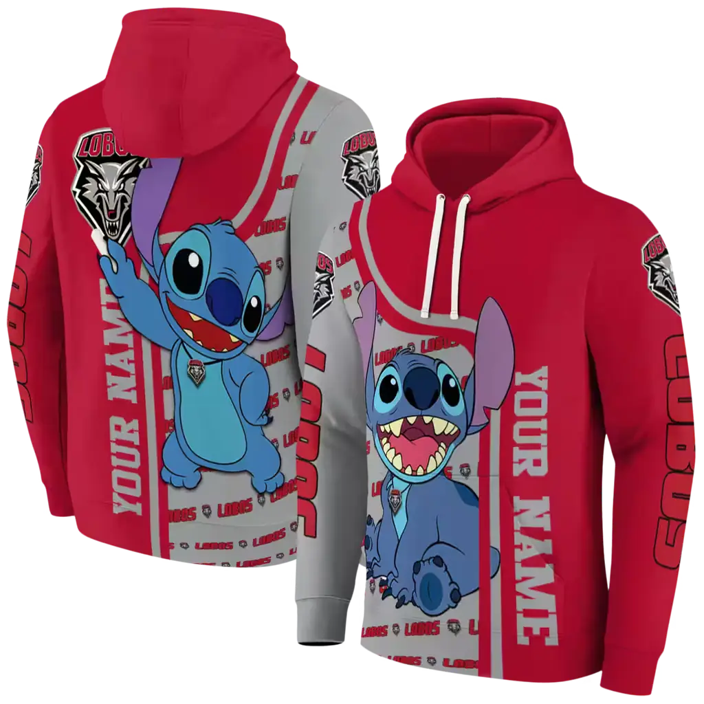personalized new mexico lobos stitch red hoodie fashion forward personalized new mexico lobos stitch red hoodie fashion forward