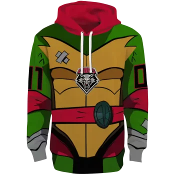 personalized new mexico lobos superhero armor red green hoodie best selling