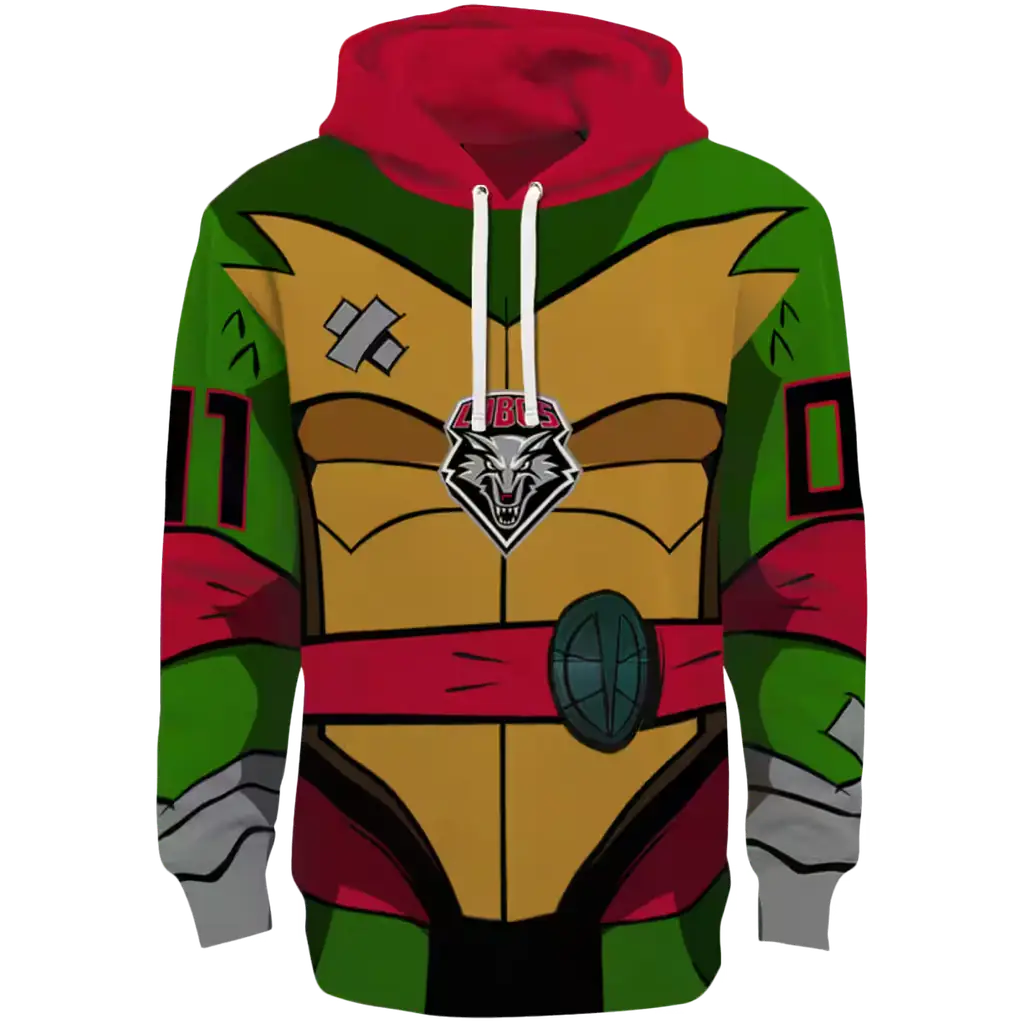 personalized new mexico lobos superhero armor red green hoodie best selling personalized new mexico lobos superhero armor red green hoodie best selling