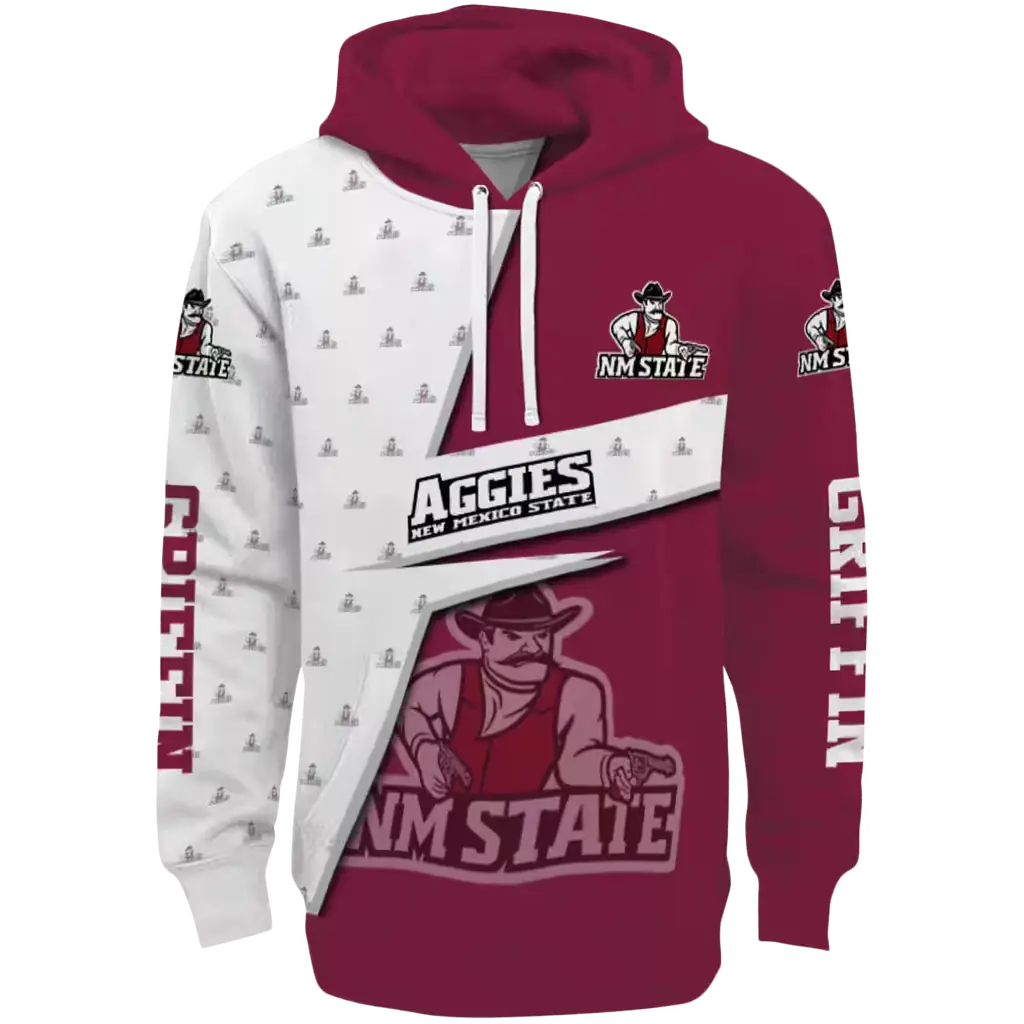 personalized new mexico state aggies abstract shape crimson hoodie best selling personalized new mexico state aggies abstract shape crimson hoodie best selling