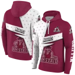 personalized new mexico state aggies abstract shape crimson hoodie best selling