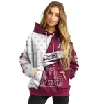 personalized new mexico state aggies abstract shape crimson hoodie best selling