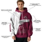 personalized new mexico state aggies abstract shape crimson hoodie best selling
