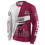 personalized new mexico state aggies abstract shape crimson hoodie best selling