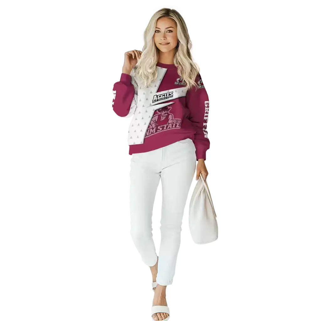 personalized new mexico state aggies abstract shape crimson hoodie trendy personalized new mexico state aggies abstract shape crimson hoodie trendy