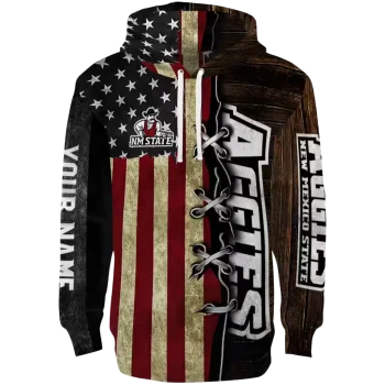 personalized new mexico state aggies american pride hoodie best selling