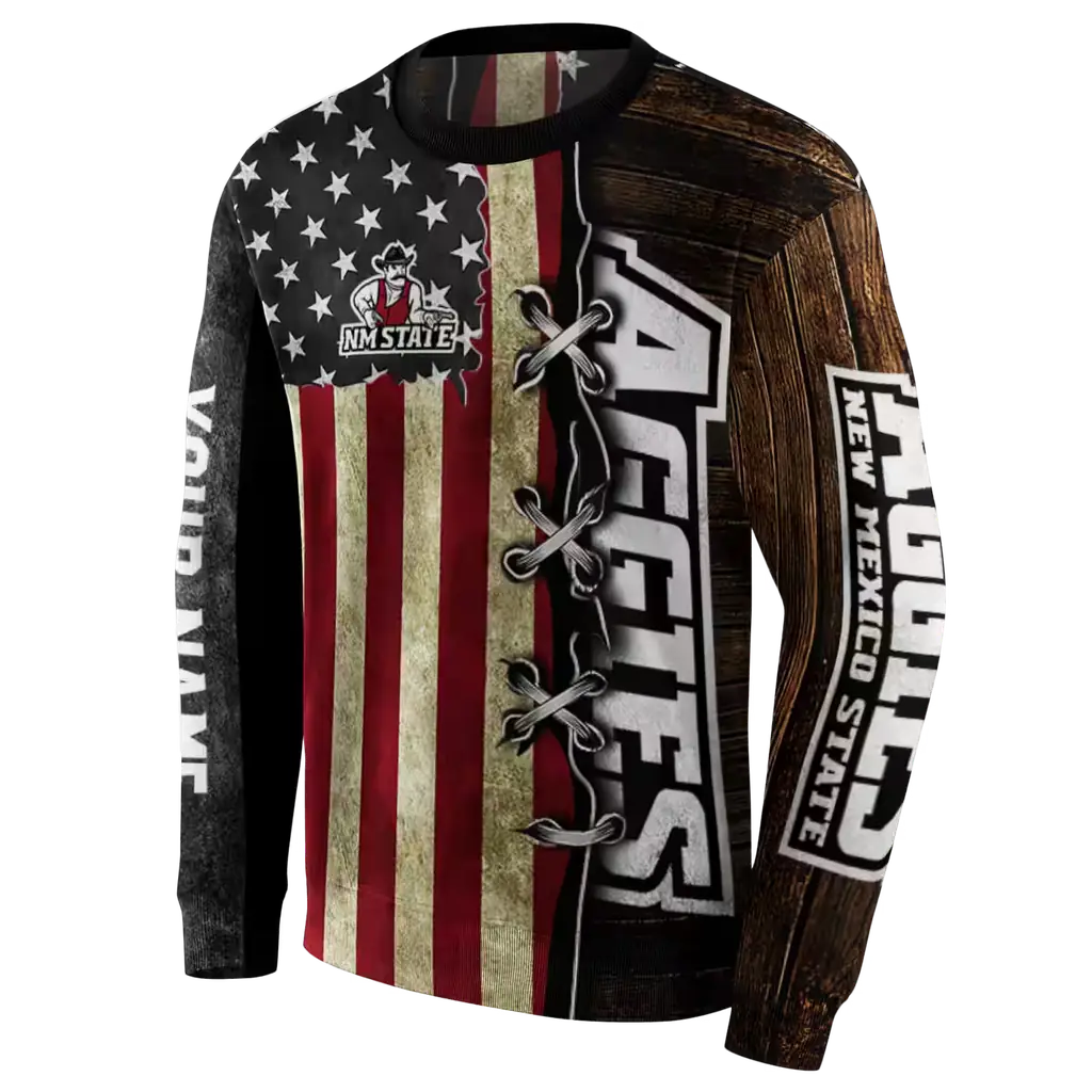 personalized new mexico state aggies american pride hoodie new arrival personalized new mexico state aggies american pride hoodie new arrival