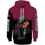 personalized new mexico state aggies baby groot crimson black hoodie best selling