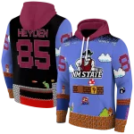 personalized new mexico state aggies mario blue black hoodie best selling