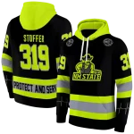 personalized new mexico state aggies safety motif black neon green hoodie best selling
