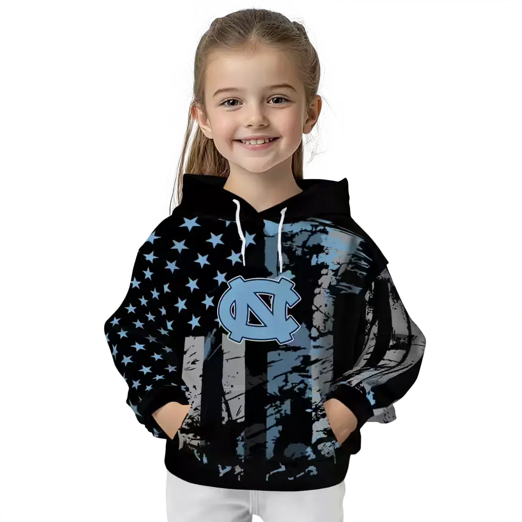 personalized north carolina tar heels distressed flag light blue black hoodie top rated personalized north carolina tar heels distressed flag light blue black hoodie top rated