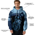 personalized north carolina tar heels grim reaper light blue black hoodie best selling
