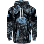 personalized north carolina tar heels hunting theme light blue black hoodie best selling