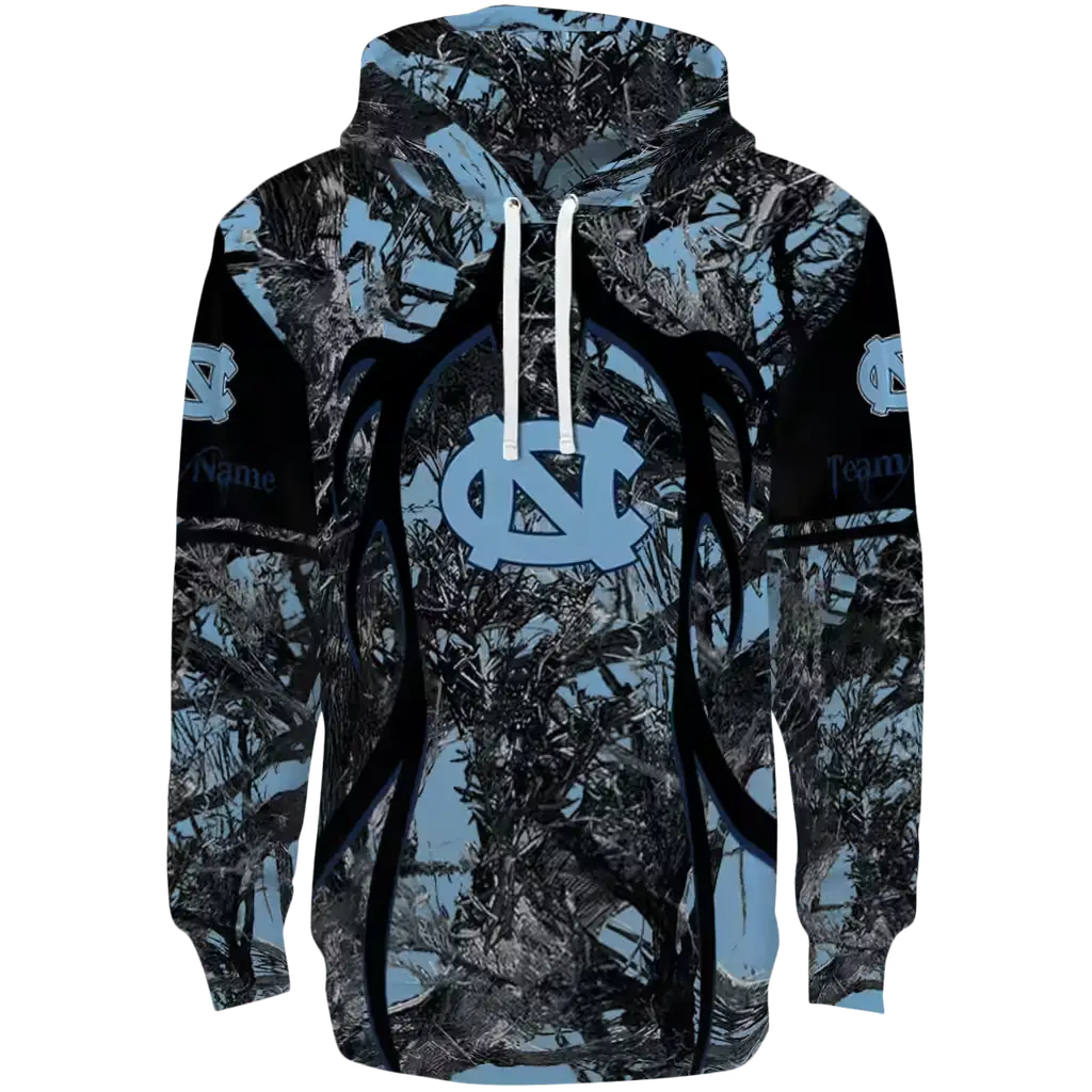 personalized north carolina tar heels hunting theme light blue black hoodie best selling personalized north carolina tar heels hunting theme light blue black hoodie best selling