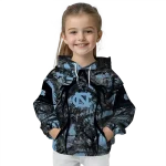 personalized north carolina tar heels hunting theme light blue black hoodie best selling