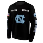 personalized north carolina tar heels punisher skull black hoodie best selling