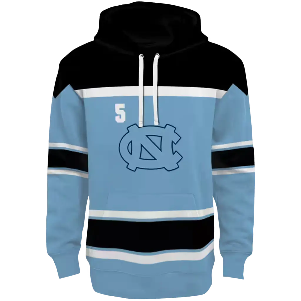 personalized north carolina tar heels striped pattern light blue hoodie best selling personalized north carolina tar heels striped pattern light blue hoodie best selling