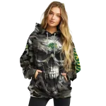 personalized north dakota state bison camo skull hoodie best selling