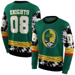 personalized north dakota state bison grateful vibes green hoodie best selling