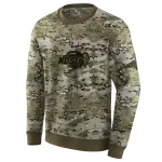personalized north dakota state bison military style hoodie best selling