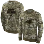 personalized north dakota state bison military style hoodie best selling