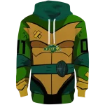 personalized north dakota state bison superhero armor green hoodie best selling